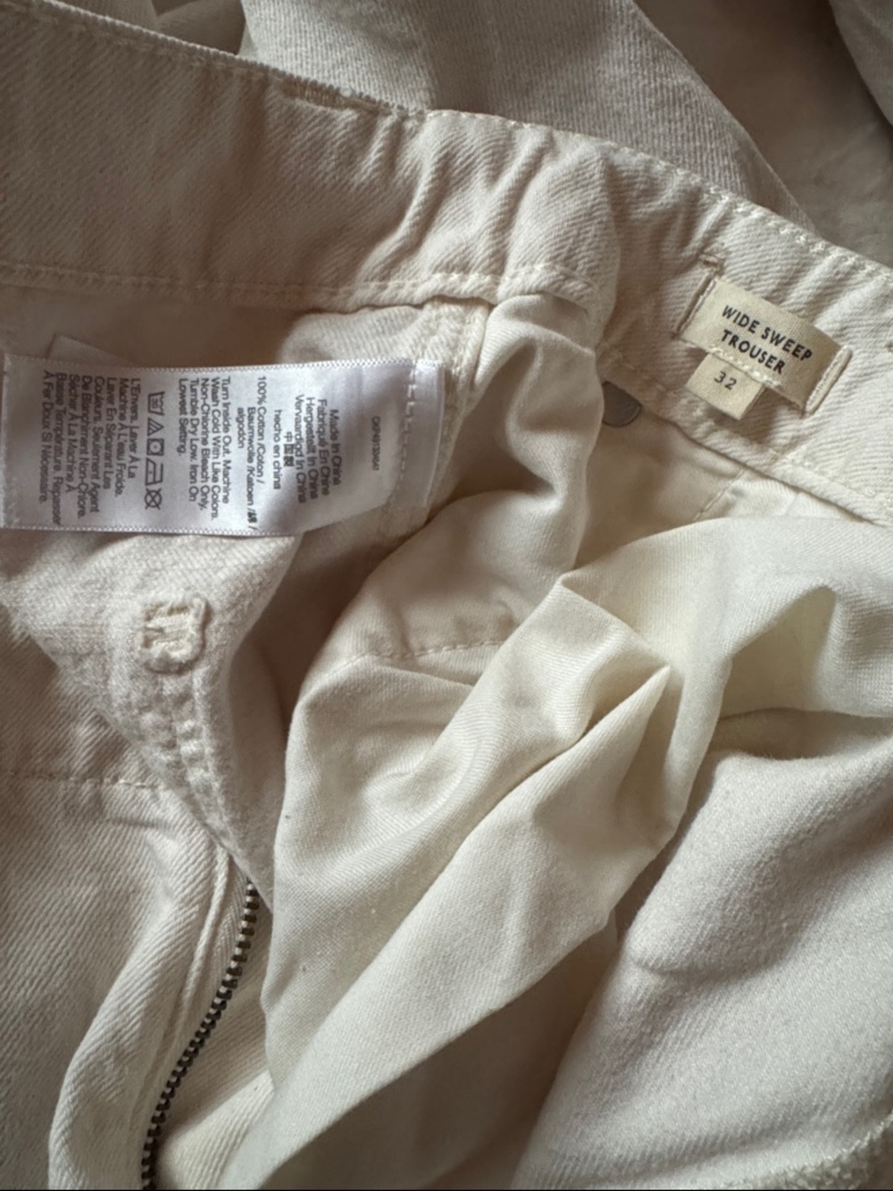 Madewell Wide Sweep Denim Trousers - Picture 9 of 10